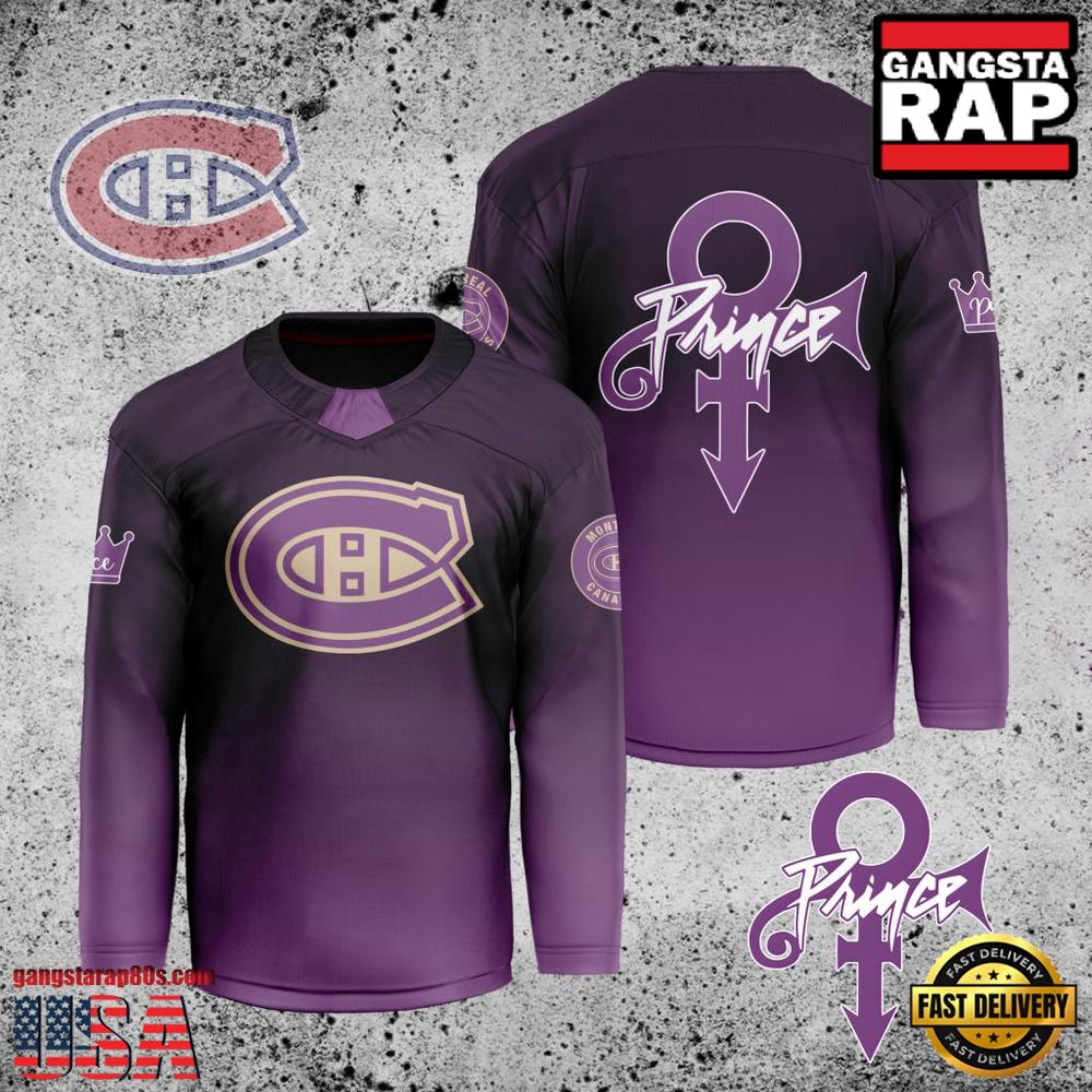 NHL Montreal Canadiens Prince New Custom Hockey Jersey