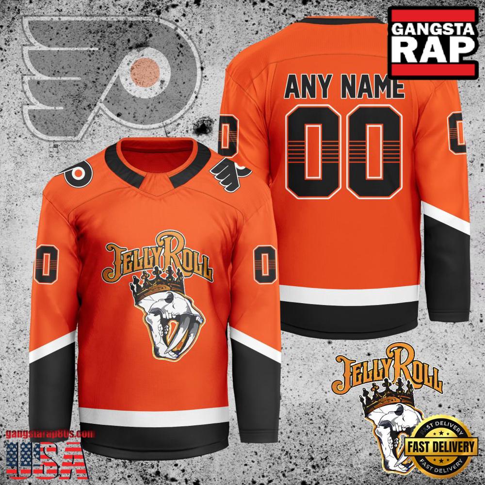 NHL Philadelphia Flyers Jelly Roll New Custom Hockey Jersey
