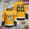 NHL Pittsburgh Penguins Jelly Roll New Custom Hockey Jersey