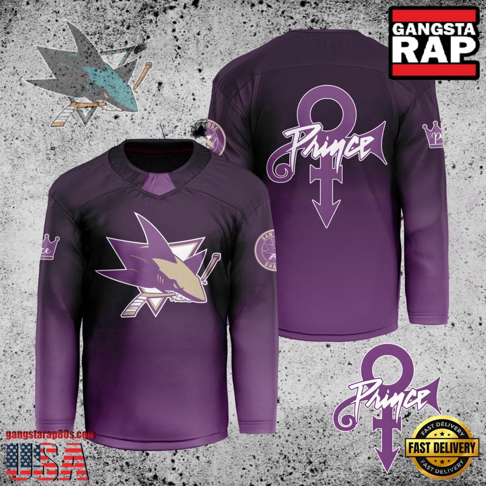 NHL San Jose Sharks Prince New Custom Hockey Jersey
