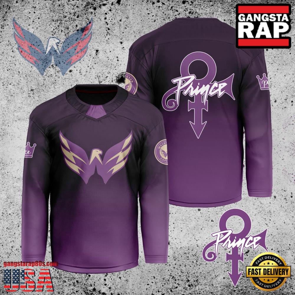 NHL Washington Capitals Prince New Custom Hockey Jersey