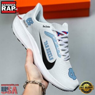 North Carolina Tar Heels Running Shoes Custom Your Name