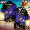 Custom Name Baltimore Ravens NFL New Design Hawaiian Shirt 2 Personalized Baltimore Ravens NFL Hawaiian Shirt