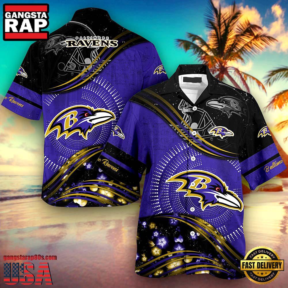 Personalized Baltimore Ravens NFL Hawaiian Shirt