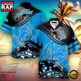 Personalized Detroit Lions NFL Hawaiian Shirt