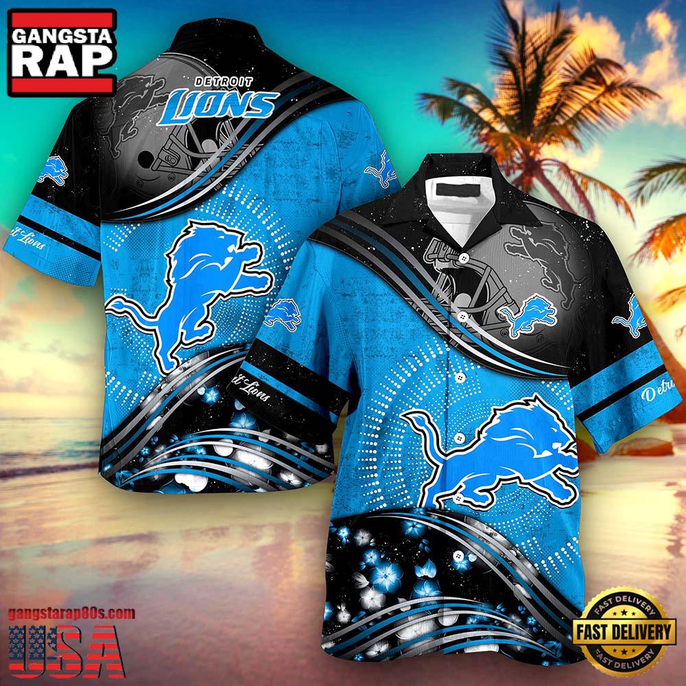 Personalized Detroit Lions NFL Hawaiian Shirt