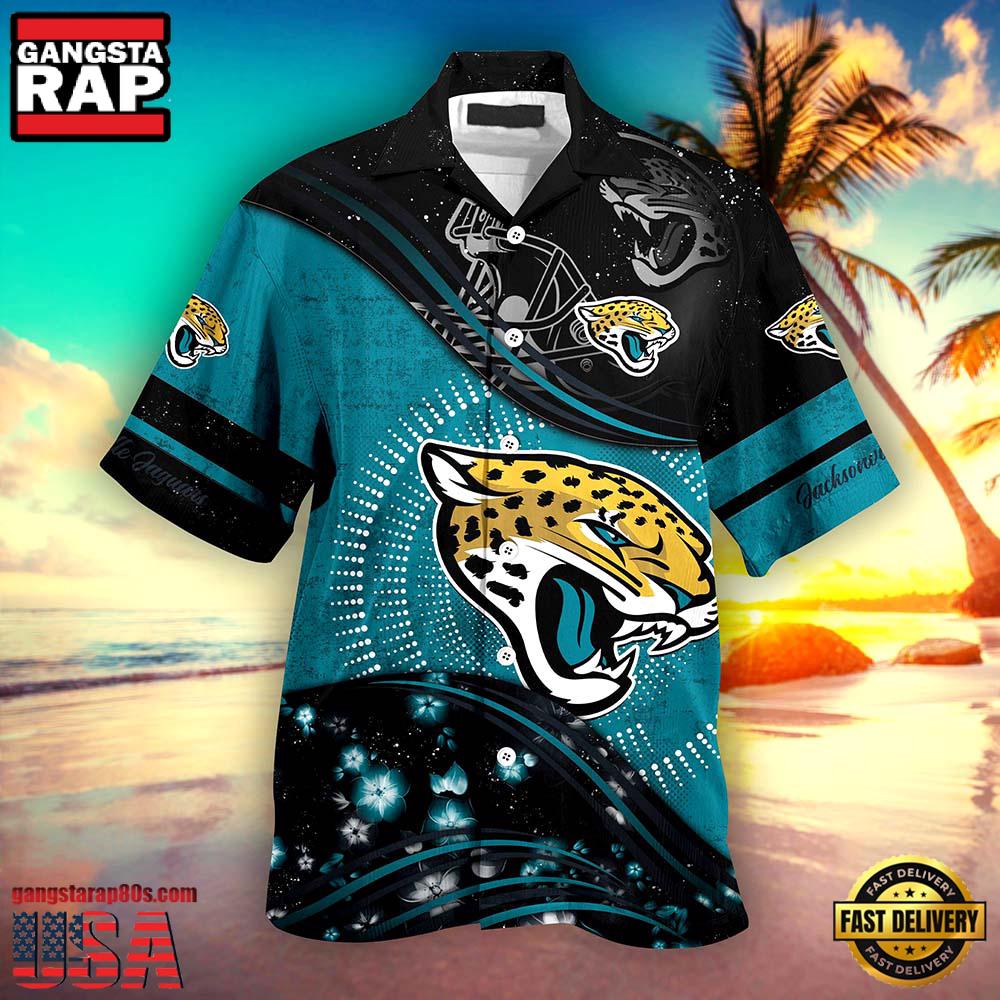 Custom Name Jacksonville Jaguars NFL New Design Hawaiian Shirt Custom Name Jacksonville Jaguars NFL New Design Hawaiian Shirt