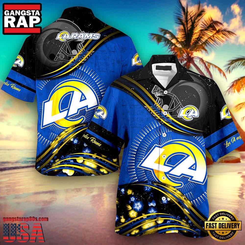 Personalized Los Angeles Rams NFL Hawaiian Shirt