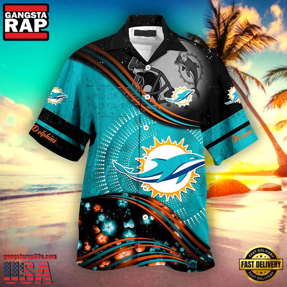 Personalized Miami Dolphins NFL Hawaiian Shirt