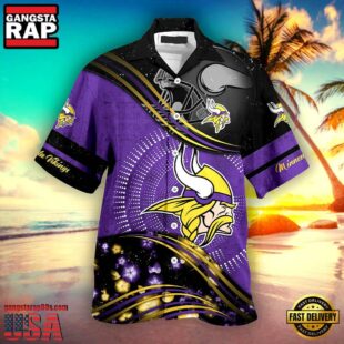 Personalized Minnesota Vikings NFL Hawaiian Shirt
