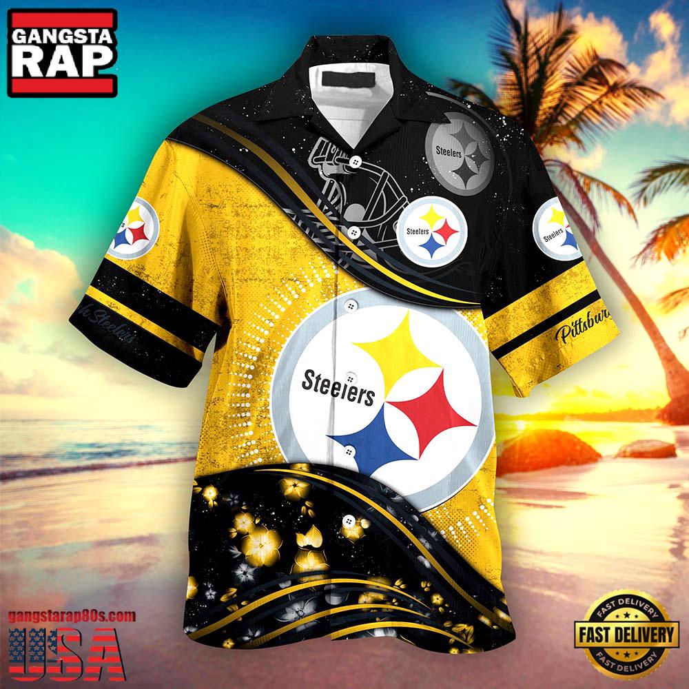 Personalized Pittsburgh Steelers NFL Hawaiian Shirt