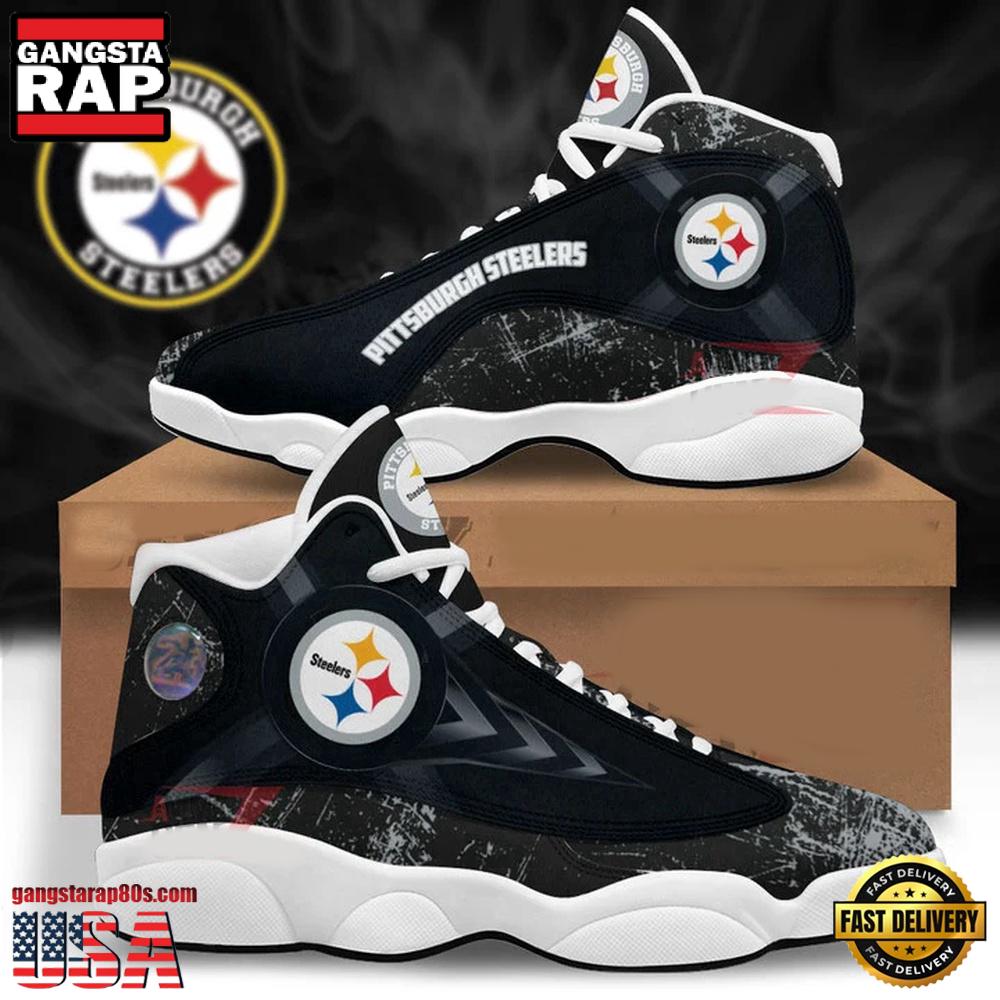 Pittsburgh Steelers NFL Air Jordan 13 Shoes For Fans