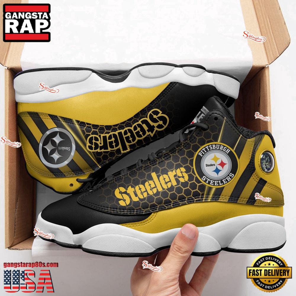 Pittsburgh Steelers NFL Air Jordan 13 Shoes For Fans