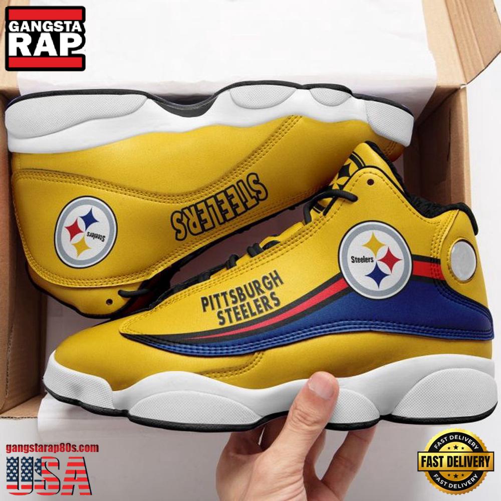 Pittsburgh Steelers Team NFL Air Jordan 13 Shoes