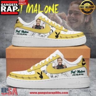Post Malone Playboy Rockstar Limited Edition Nike Air Force 1