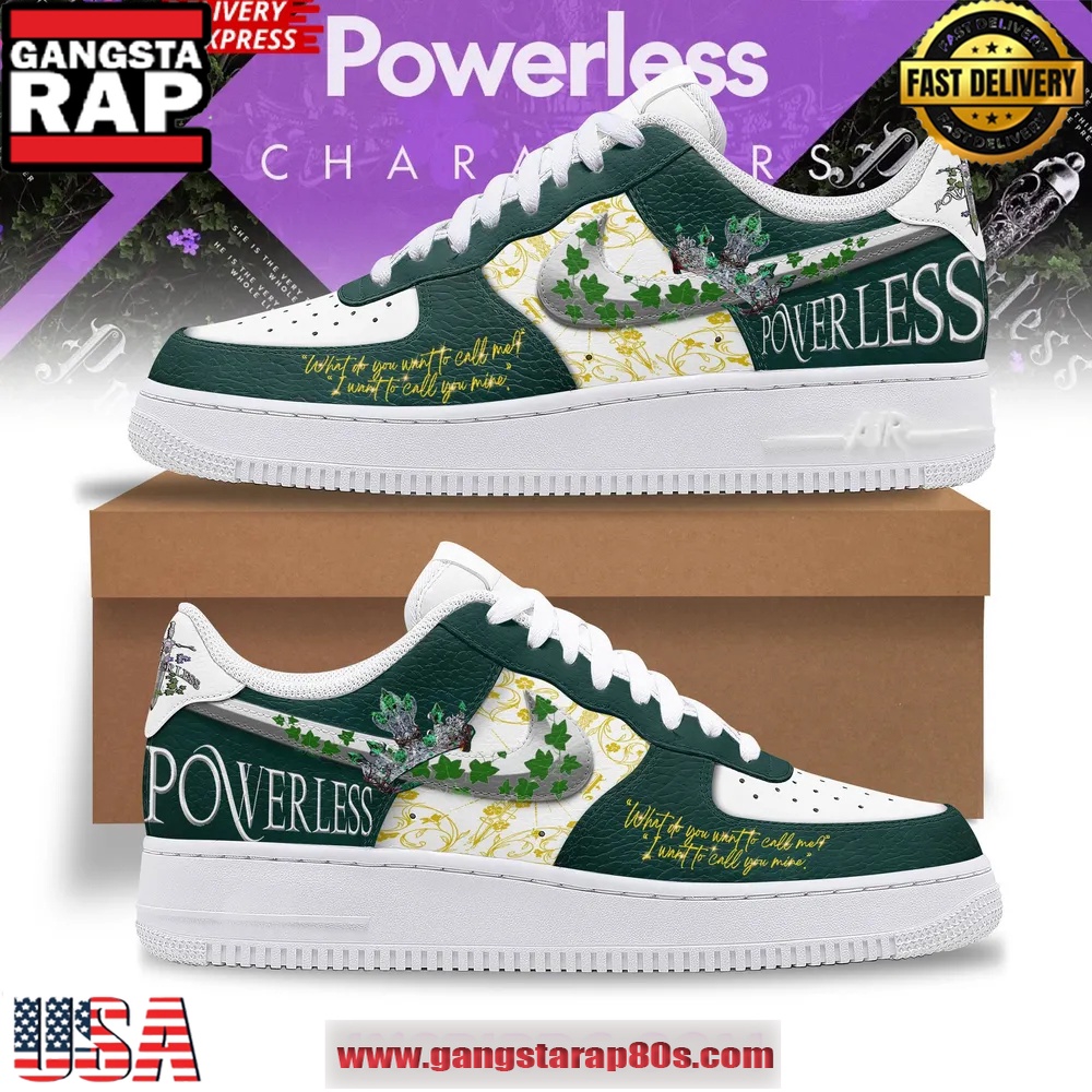 Powerless Characters Limited Edition Nike Air Force 1 Sneakers Shoes Powerless Characters Limited Edition Nike Air Force 1 Sneakers Shoes