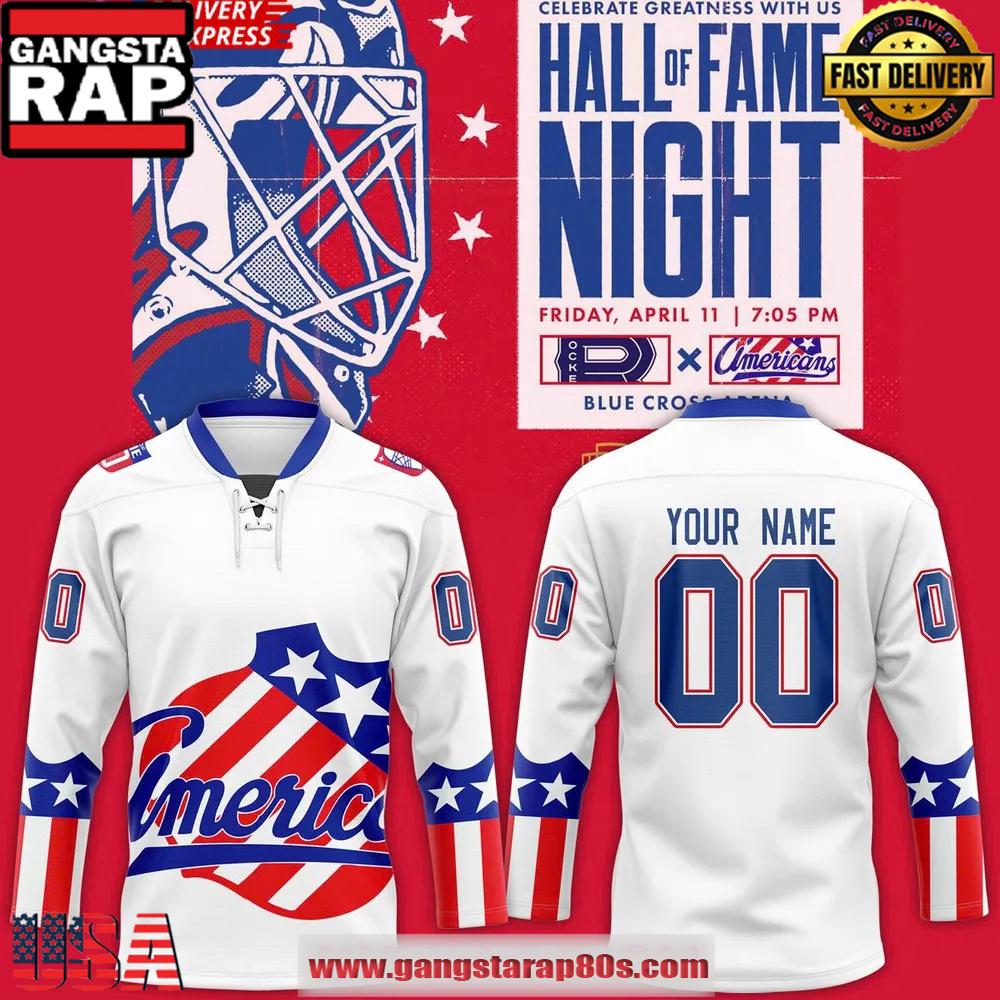 Rochester Americans Hall Of Fame Night 2025 Special Edition Hockey Jersey Rochester Americans Hall Of Fame Night 2025 Special Edition Hockey Jersey