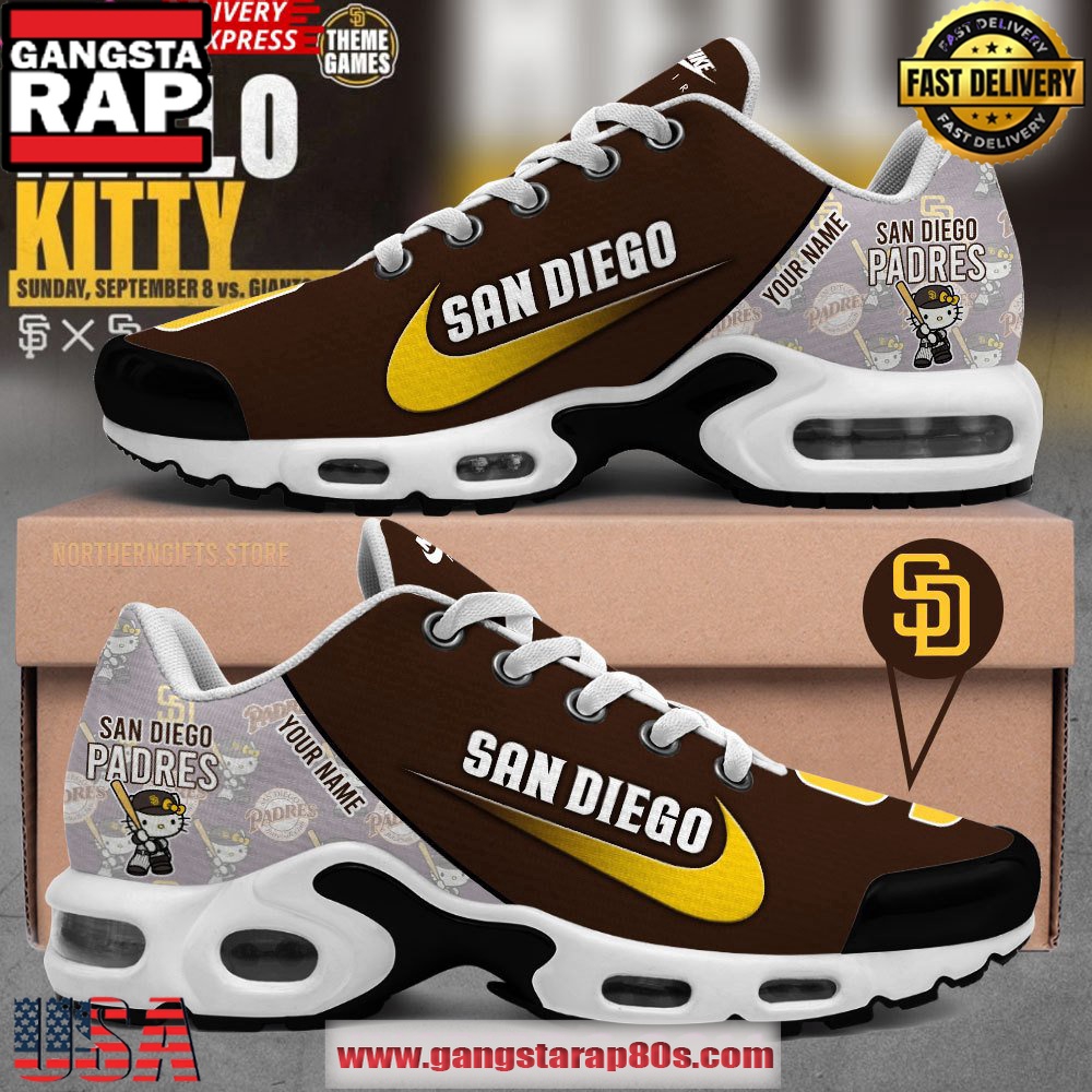 San Diego Padres x Hello Kitty Custom Nike Air Max Plus