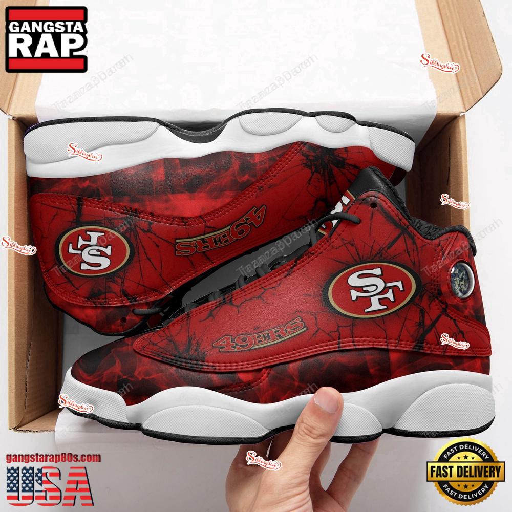 San Francisco 49ers Air Jordan 13 Shoes For Fans