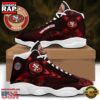 NFL San Francisco 49ers New Design Air Jordan 13 Running Sneakers Shoes For Fans 3 San Francisco 49ers NFL Air Jordan 13 Shoes For Fans