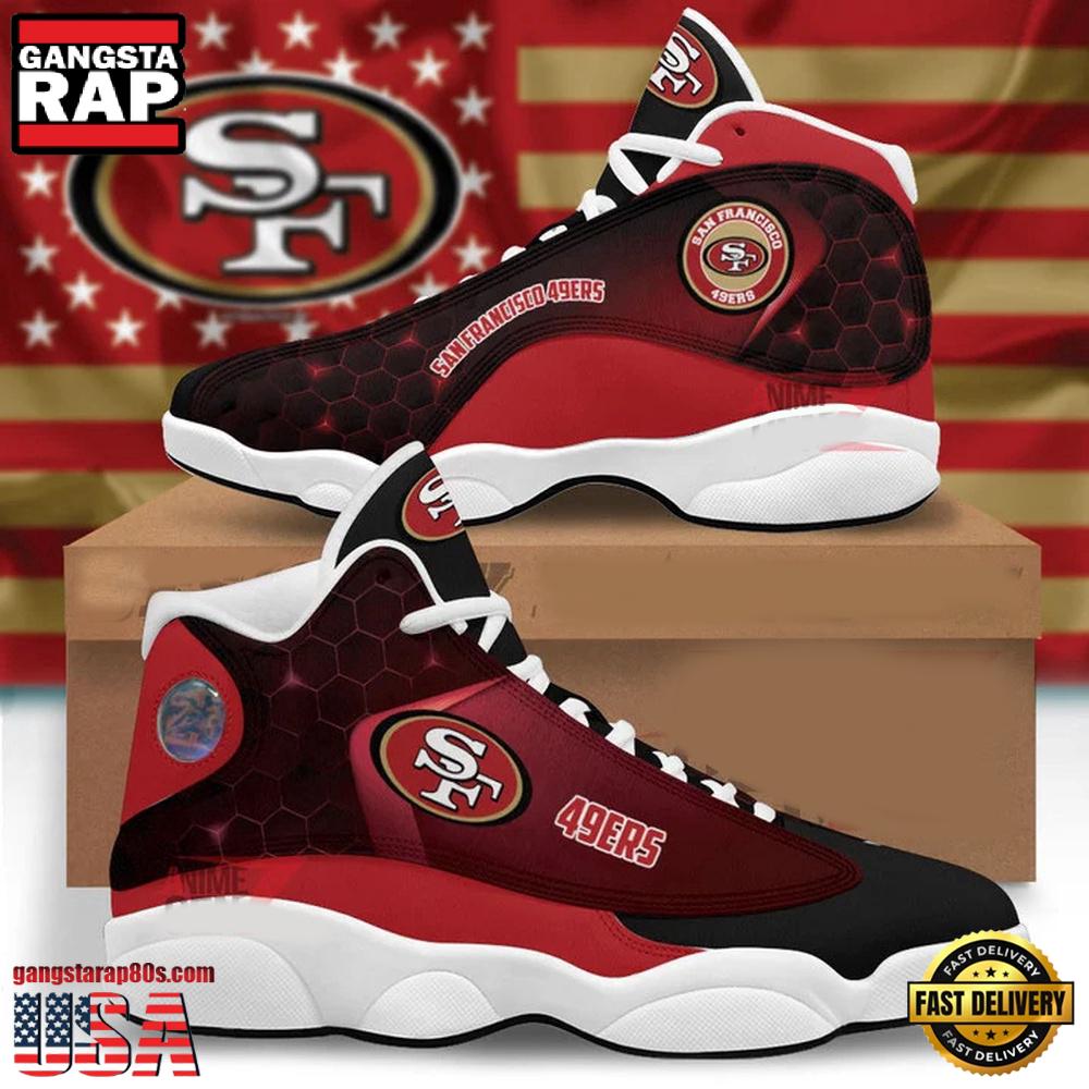 San Francisco 49ers NFL Air Jordan 13 Shoes Gift For Men Women
