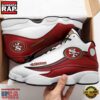 NFL San Francisco 49ers Team New Design Air Jordan 13 Running Sneakers Shoes 2 San Francisco 49ers Team NFL Air Jordan 13 Shoes