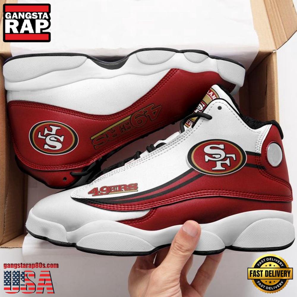 San Francisco 49ers Team NFL Air Jordan 13 Shoes