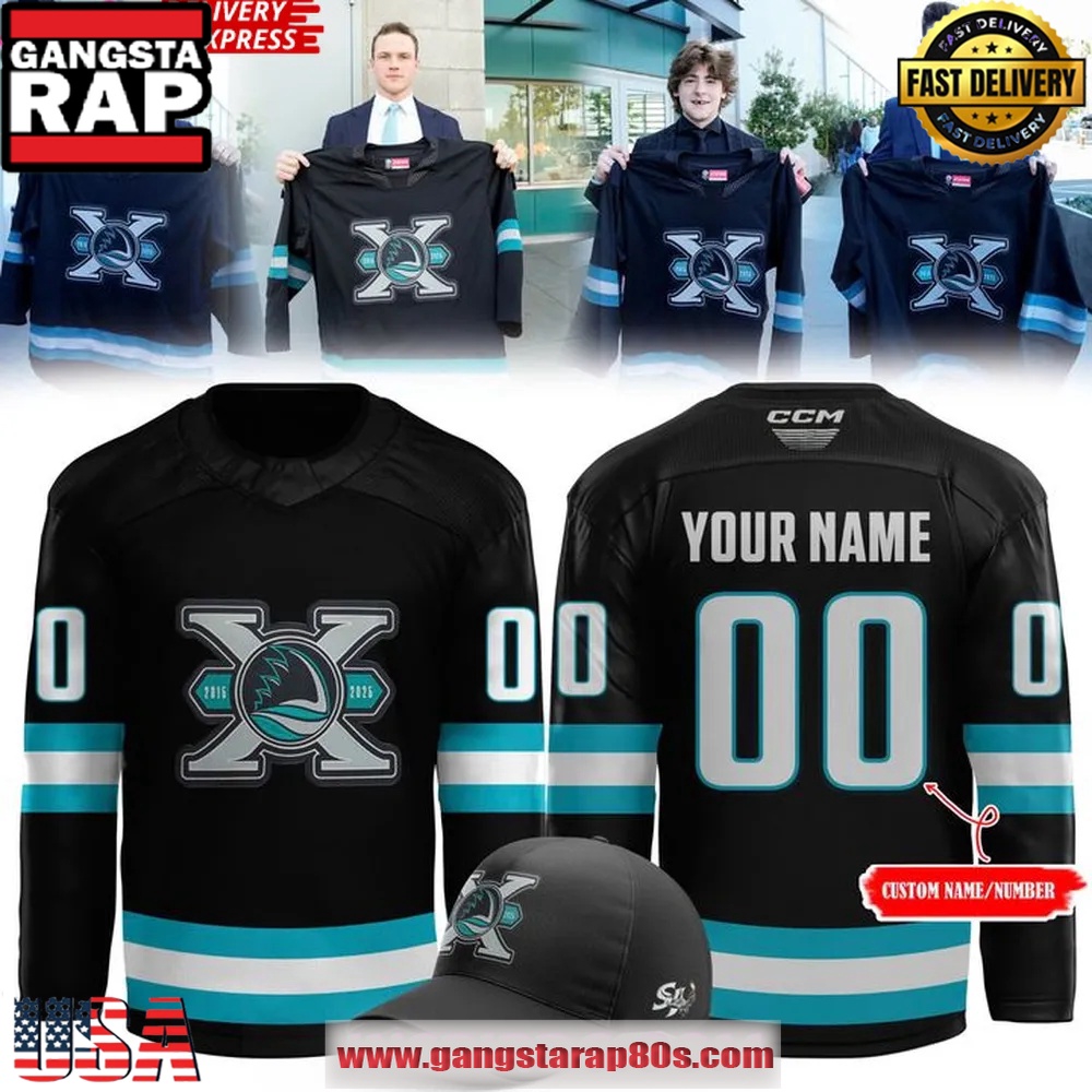 San Jose Barracuda Keepsakes 2025 Custom Special Edition Hockey Jersey San Jose Barracuda Keepsakes 2025 Custom Special Edition Hockey Jersey