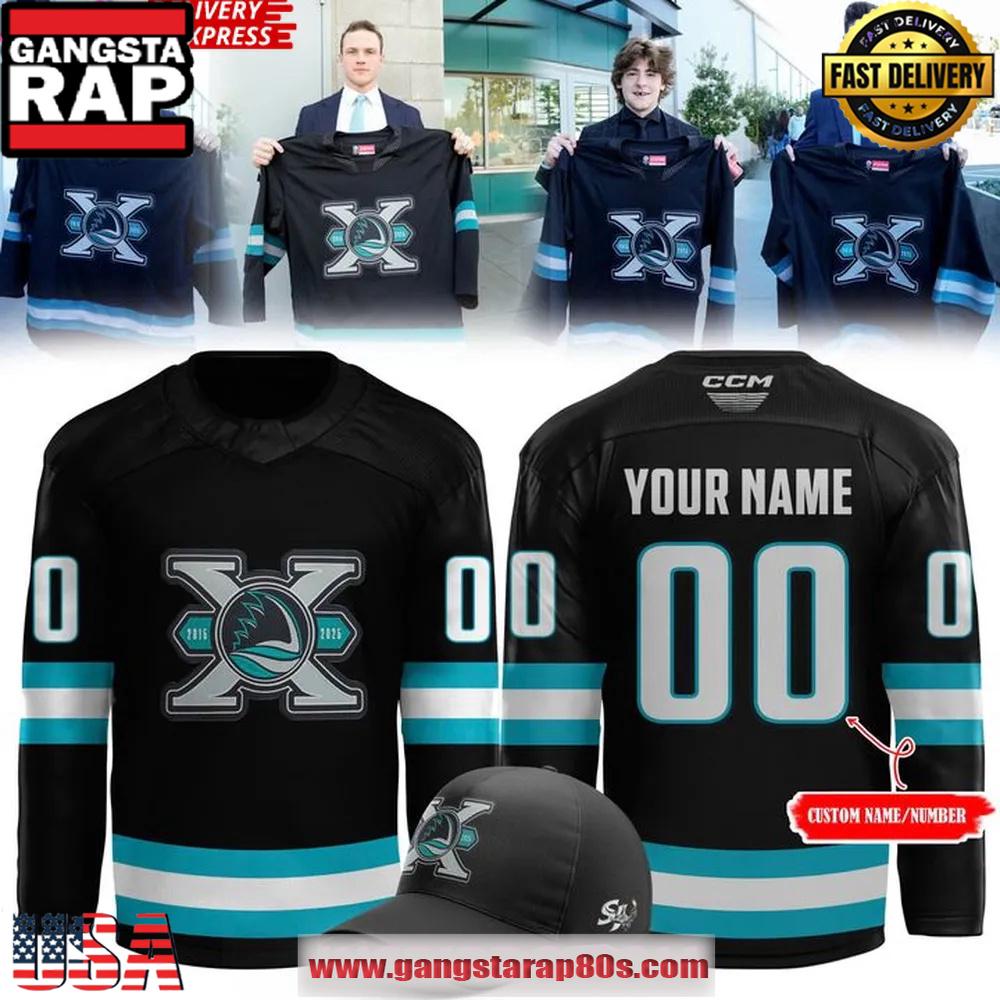 San Jose Barracuda Keepsakes 2025 Special Edition Hockey Jersey