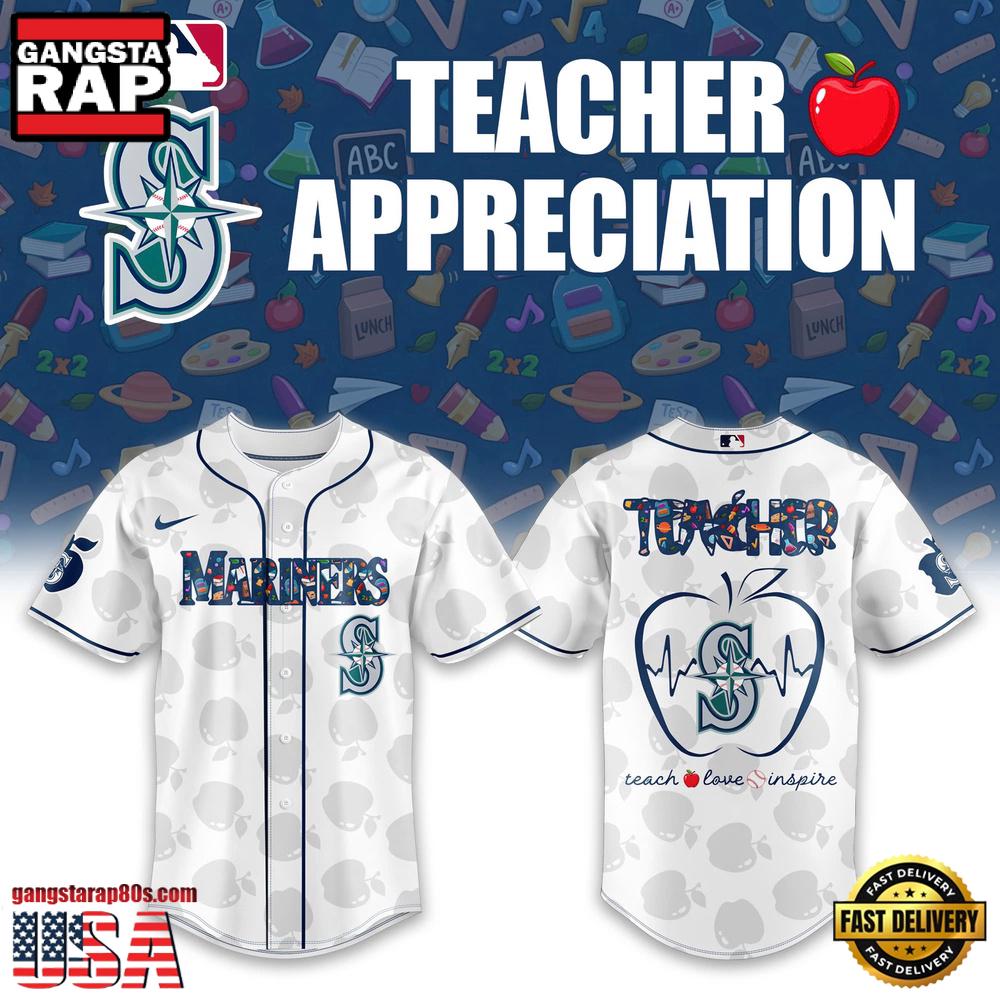 Seattle Mariners TEACHER NIGHT 2025 Limited Jersey Shirt