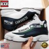 NFL Seattle Seahawks Team New Design Air Jordan 13 Running Sneakers Shoes 2 Seattle Seahawks Team NFL Air Jordan 13 Shoes