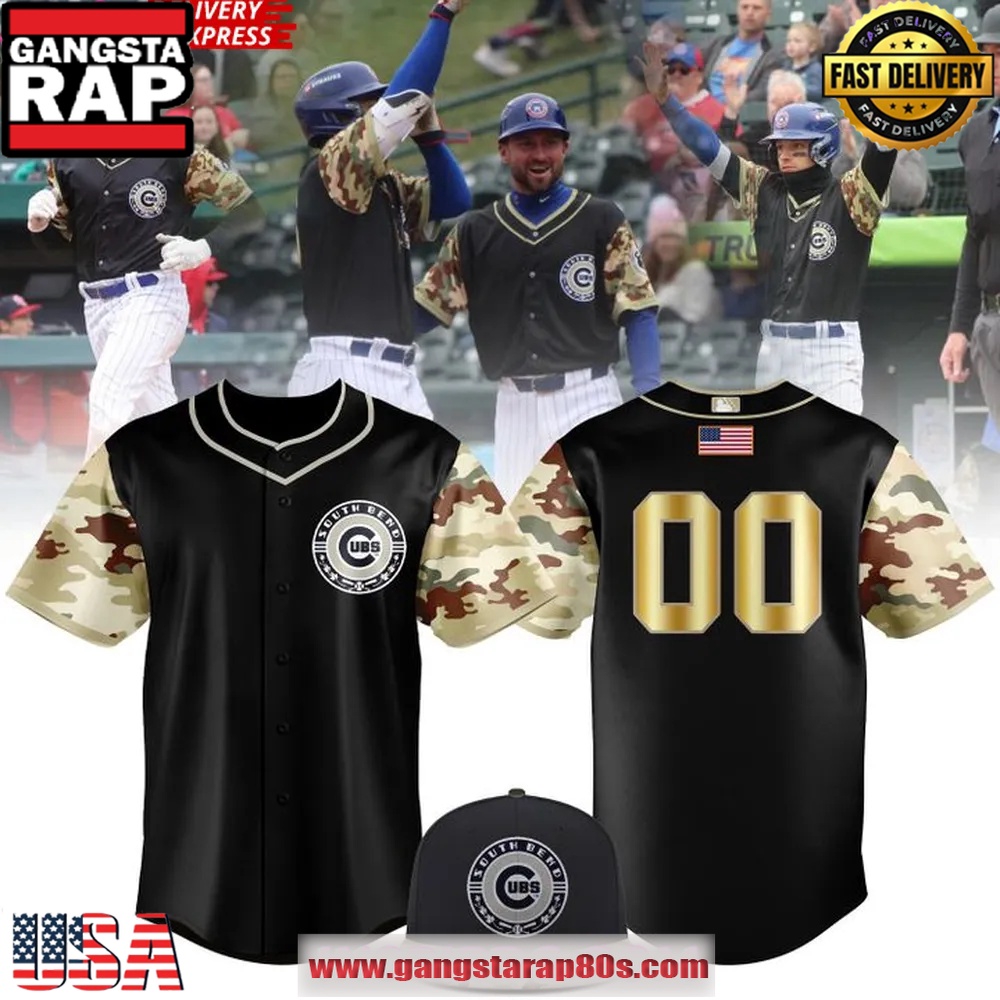 South Bend Cubs x 2025 Military Appreciation Night Custom Baseball Jersey Shirt South Bend Cubs x 2025 Military Appreciation Night Custom Baseball Jersey Shirt