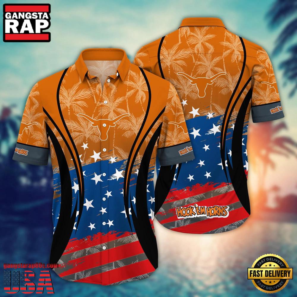 MLB Texas Longhorns Team Logo Hot Summer Aloha Hawaiian Shirt MLB Texas Longhorns Team Logo Hot Summer Aloha Hawaiian Shirt