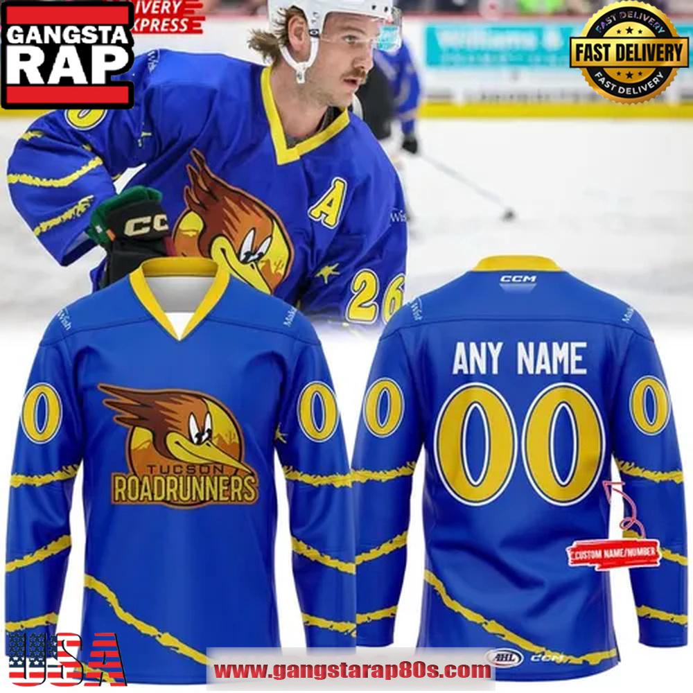 Tucson Roadrunners Make A Wish Arizona Special Hockey Jersey Tucson Roadrunners Make A Wish Arizona Special Hockey Jersey