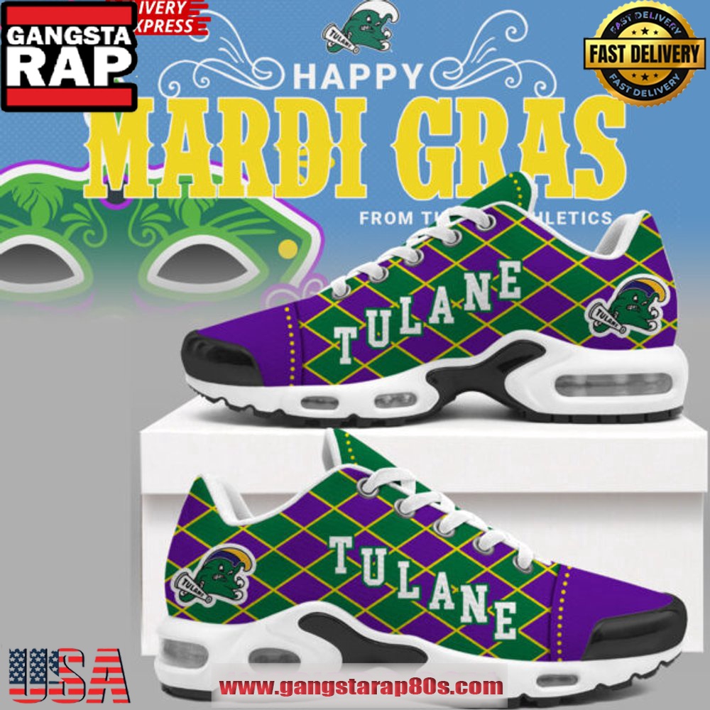 Tulane Green Wave Mardi Gras 2025 Nike Air Max Plus