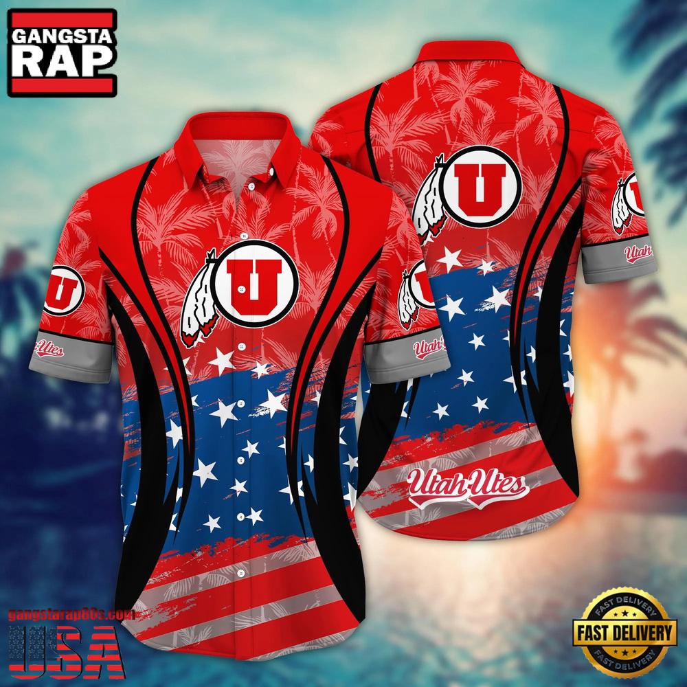 Utah Utes MLB Team Hawaiian Shirt Gift For Fans