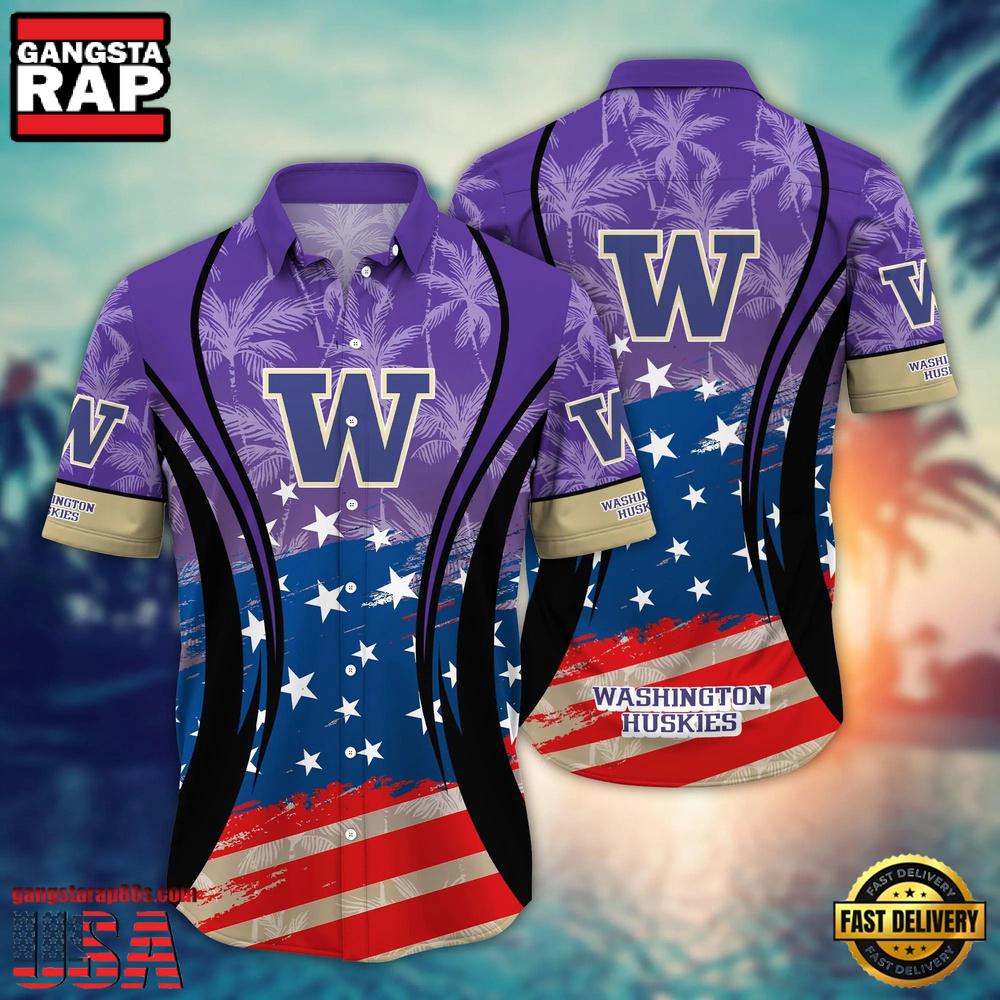 Washington Huskies MLB Team Hawaiian Shirt Gift For Fans