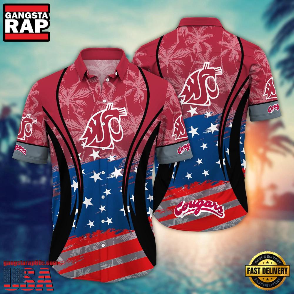 Washington State Cougars MLB Team Hawaiian Shirt Gift For Fans