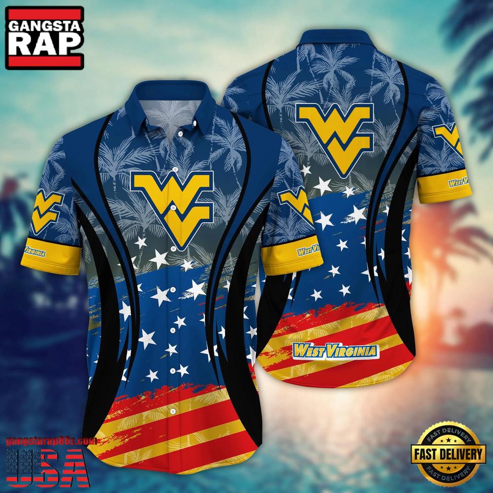 West Virginia Mountaineers MLB Team Hawaiian Shirt Gift For Fans