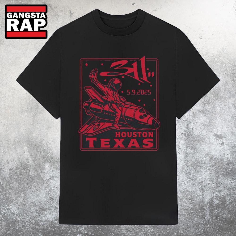 311 Houston Texas May 9 2025 Tour T Shirt