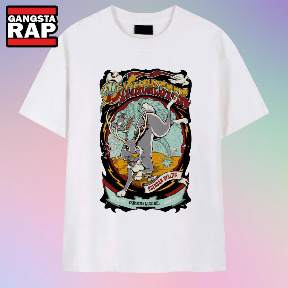 49 Winchester Charleston Music Hall Charleston, SC May 23 2025 Concert T Shirt