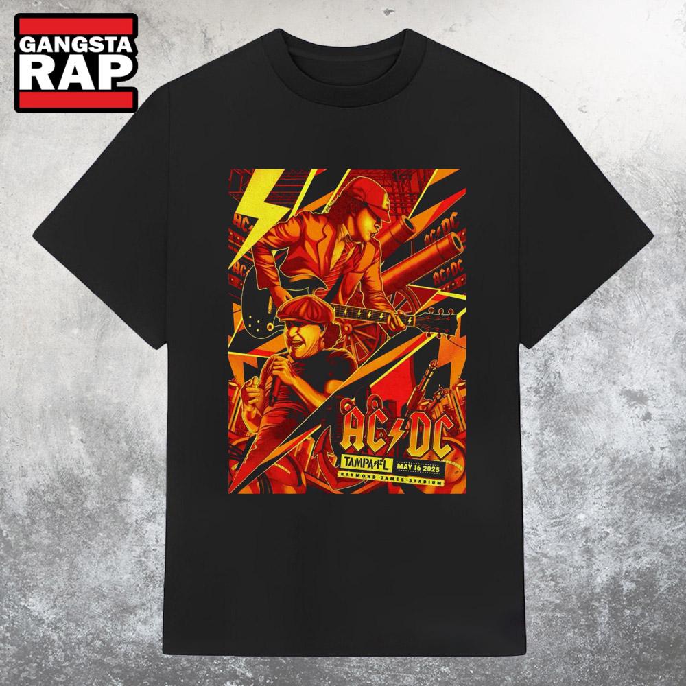 ACDC Raymond James Stadium, Tampa, FL May 16 2025 Show T Shirt
