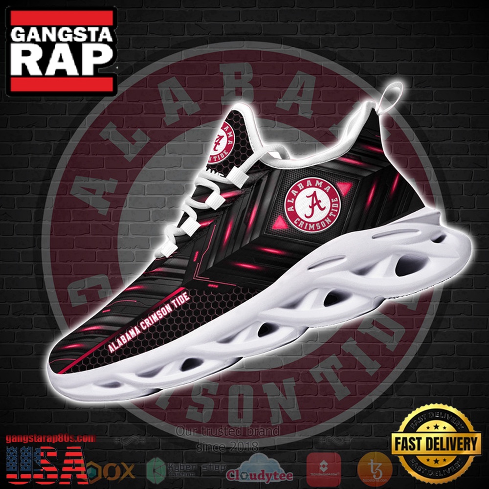 Alabama Crimson Tide Custom Name Clunky Unique Design Max Soul Shoes Running Sneakers Alabama Crimson Tide Custom Name Clunky Unique Design Max Soul Shoes Running Sneakers