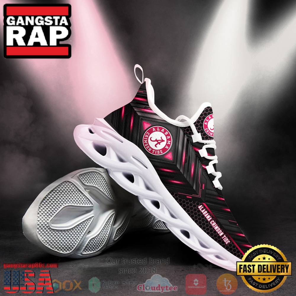 Alabama Crimson Tide Custom Name Clunky Unique Design Max Soul Shoes Running Sneakers Alabama Crimson Tide Custom Name Clunky Unique Design Max Soul Shoes Running Sneakers