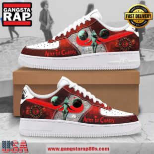 Alice In Chains Limited Edition Air Force 1 Running Sneakers Shoes
