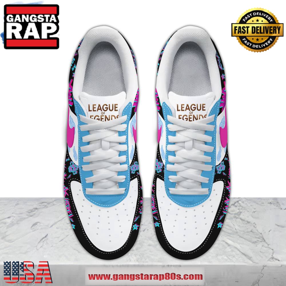 Arcane LOL Jinx Was Here Limited Edition Air Force 1 Running Sneakers Shoes