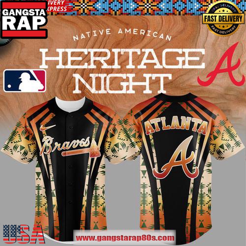 Atlanta Braves Native American Heritage Night 2025 Baseball Jersey