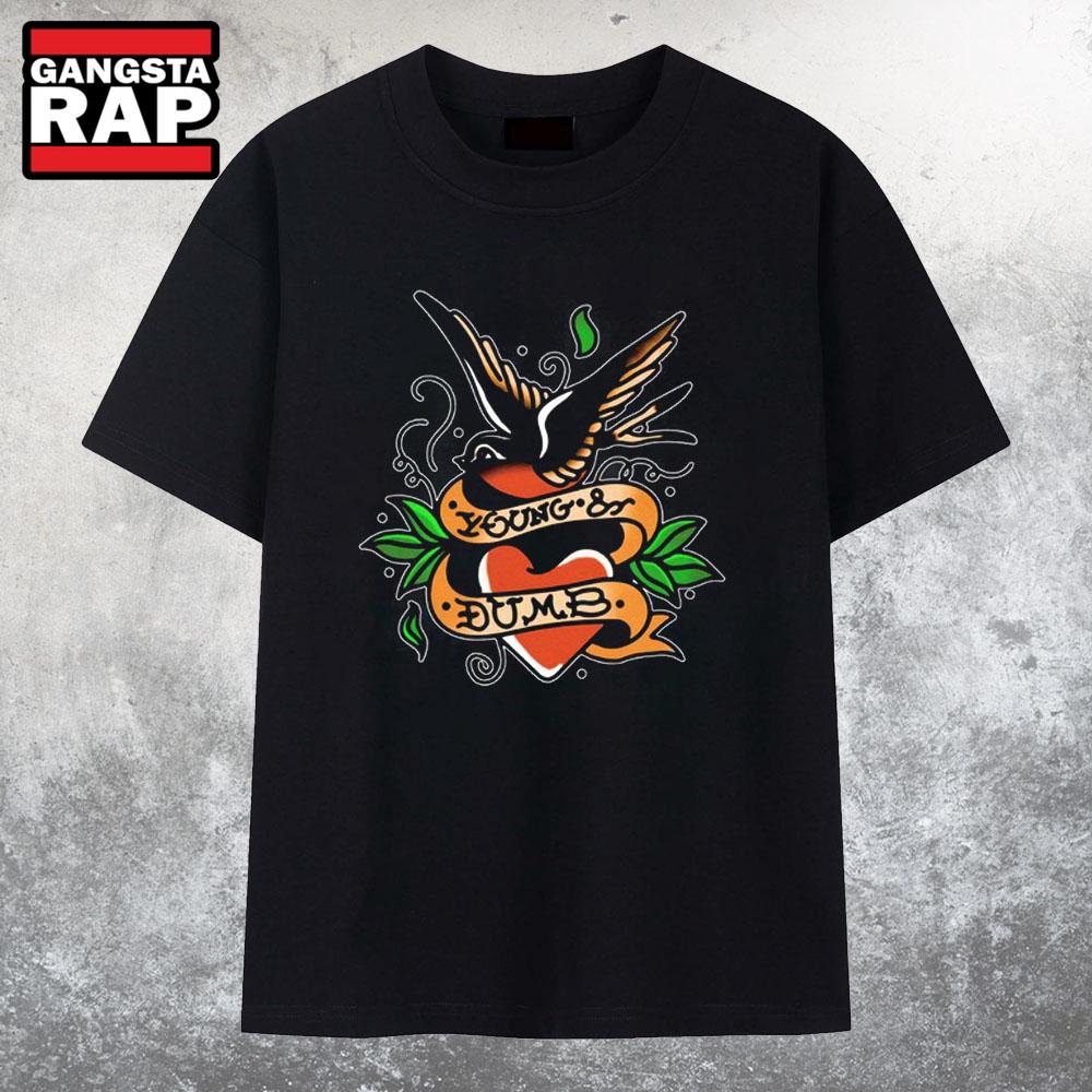 Avril Lavigne Young & Dumb Tattoo T Shirt