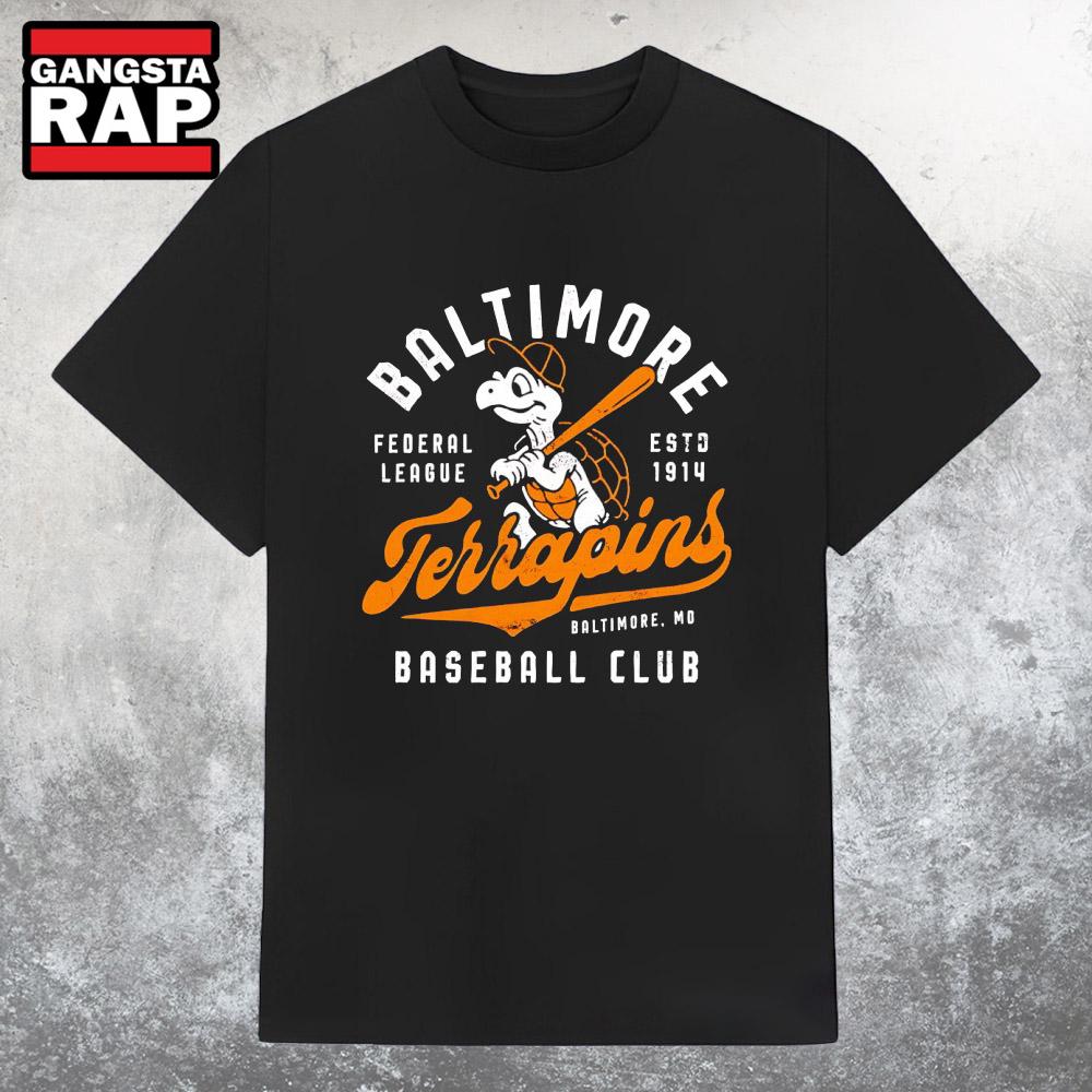 Baltimore Terrapins Maryland Baseball Club Vintage T Shirt Baltimore Terrapins Maryland Baseball Club Vintage T Shirt