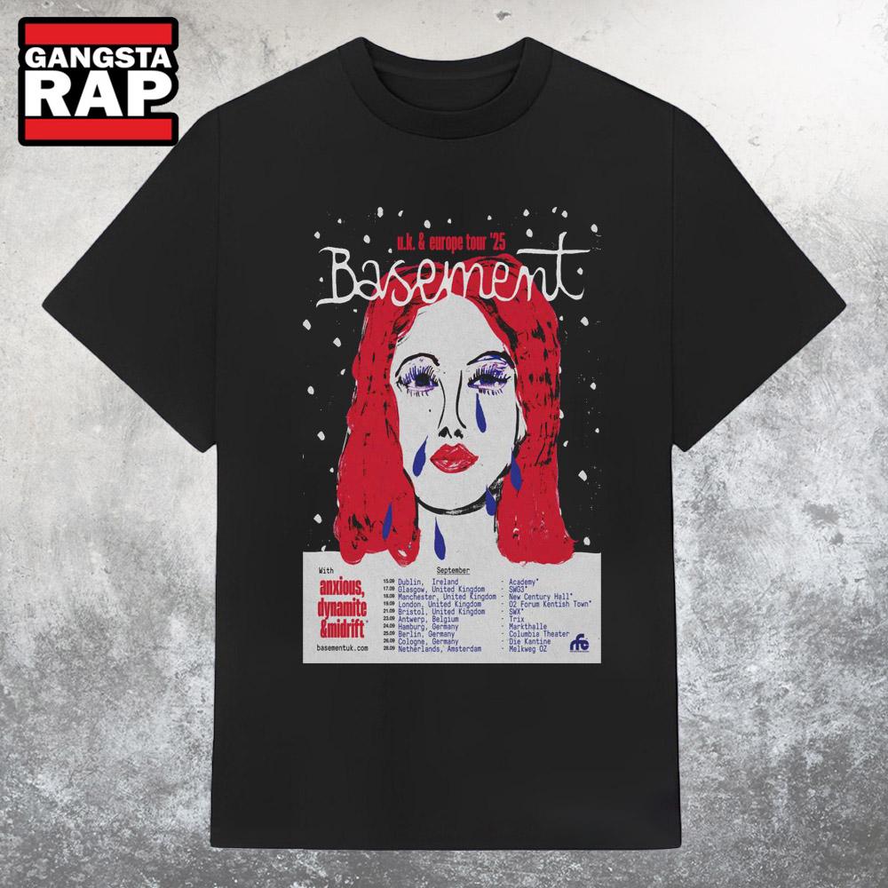 Basement UK & Europe Tour 2025 T Shirt
